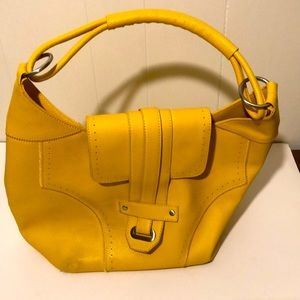 Yellow cold water creek purse